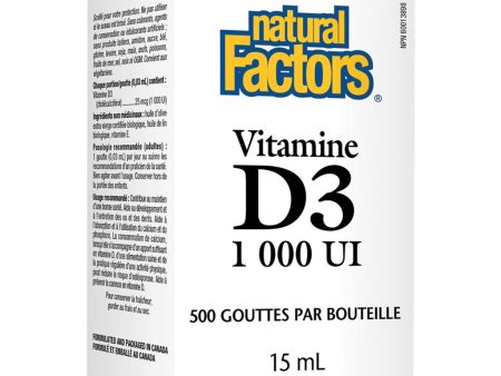 Vitamine D3 1000 UI Liquide For Sale