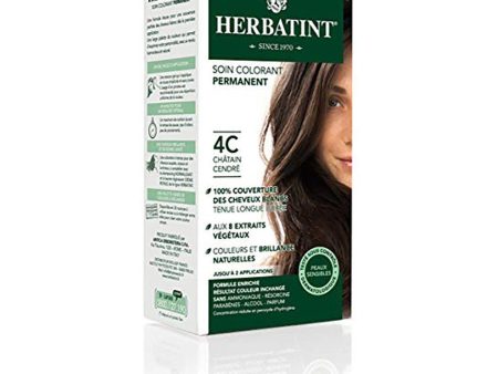 Colorant Permanent à Cheveux - Châtain Cendré 4C Discount