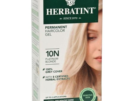 Colorant Permanent à Cheveux - Blond Platine 10N Hot on Sale