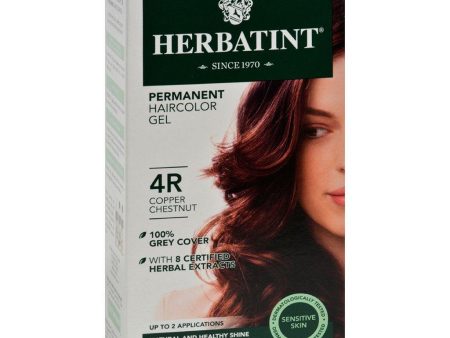 Colorant Permanent à Cheveux - Châtain Cuivré 4R Online Hot Sale