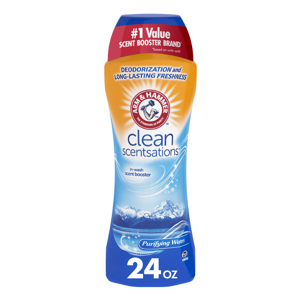 Arm & Hammer In-Wash Scent Booster, Purifying Waters, 24 oz Fashion