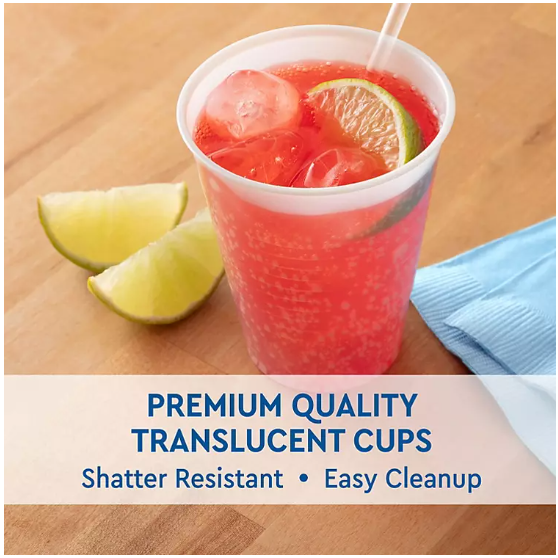 Member s Mark Translucent Plastic Cups (12 oz., 300 ct.) Online Hot Sale