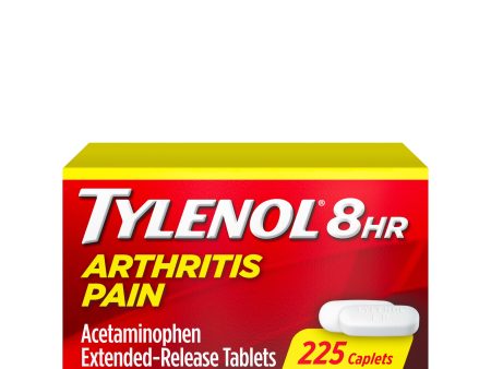 Tylenol 8 Hour Arthritis & Joint Pain Acetaminophen Caplets, 225 Count on Sale