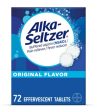 Alka-Seltzer Original Effervescent Aspirin Pain Relief Tablets, 72 Count Sale