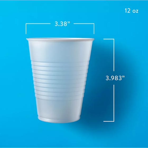 Member s Mark Translucent Plastic Cups (12 oz., 300 ct.) Online Hot Sale