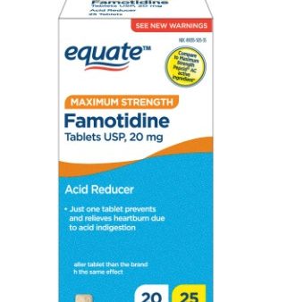 Equate Maximum Strength Acid Reducer Tablets, 20 mg, 25 Count Discount