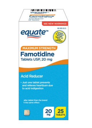 Equate Maximum Strength Acid Reducer Tablets, 20 mg, 25 Count Discount