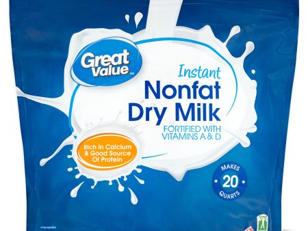 Great Value Instant Nonfat Dry Milk, 64 oz Discount