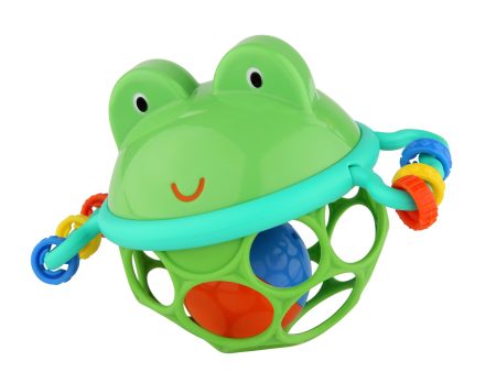 Bright Starts Oball Froggy Musical Toy, Jingle & Shake Pal, BPA-free Easy-Grasp Baby Rattle Toy, Ages Newborn+ For Cheap