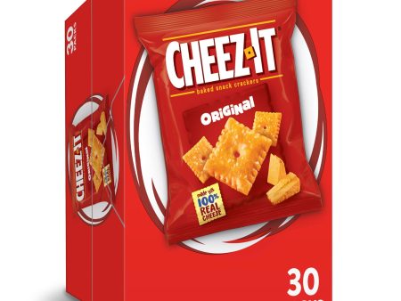 Cheez-It Original Cheese Crackers, 30 oz, 30 Count For Sale