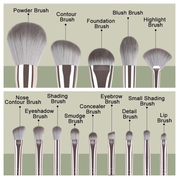 JTFIL Makeup Brushes Soft Fluffy Makeup Tools Cosmetic Powder Eye Shadow Foundation Blush Blending Beauty Make Up Brush Beauty For Sale