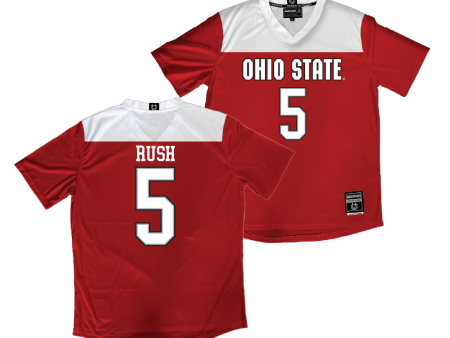 Ohio State Men s Soccer Red Jersey  - Johnny Rush Sale