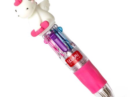 Mini penna a sfera 4 colori - Unicorno Hot on Sale