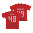 Ohio State Men s Lacrosse Red Jersey  - Joe Matan Supply