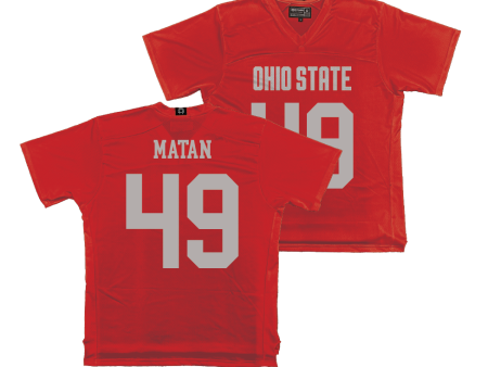 Ohio State Men s Lacrosse Red Jersey  - Joe Matan Supply