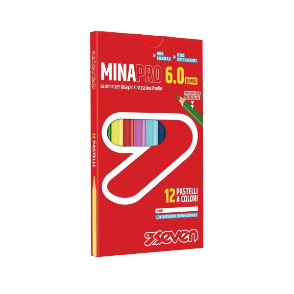 12 Pastelli a Colori Seven® MinaPro 6.0 Online now