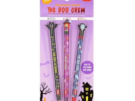 Set di 3 Penne Gel Cancellabili - The Boo Crew Online now