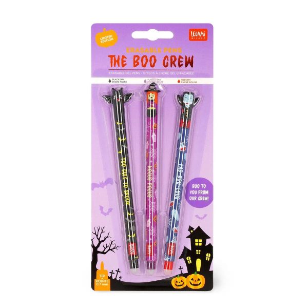 Set di 3 Penne Gel Cancellabili - The Boo Crew Online now