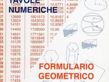 Tavole numeriche - Formulario geometrico Online Sale