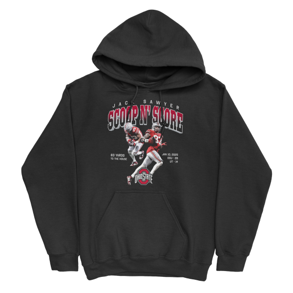 EXCLUSIVE RELEASE: Jack Sawyer Scoop N  Score Black Hoodie Fashion