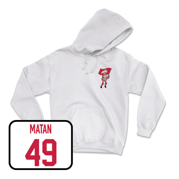 Men s Lacrosse White Brutus Hoodie  - Joe Matan Supply