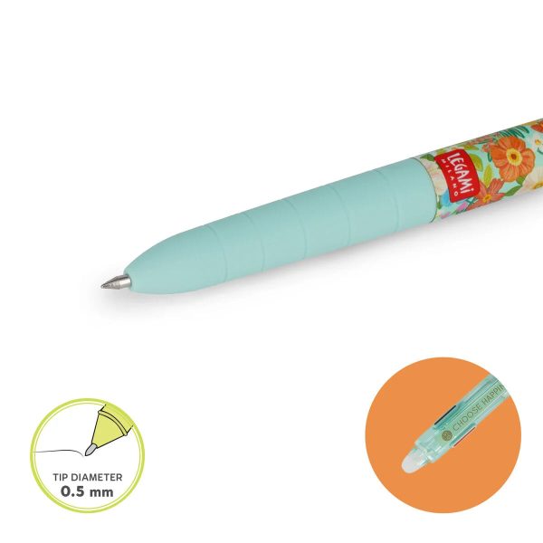 Penna Gel Cancellabile 3 Colori - Happy Flowers Discount