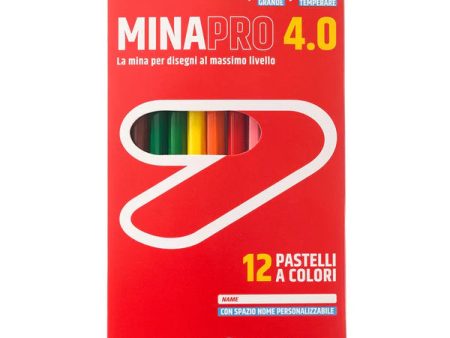 12 Pastelli a Colori Seven® MinaPro 4.0 Hot on Sale