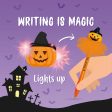 Penna a Sfera Luminosa - Writing is Magic - Pumpkin Fashion