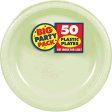 Leaf Green Amscan Big Party Pack 50 Plastic Plates, 10.25  Sale