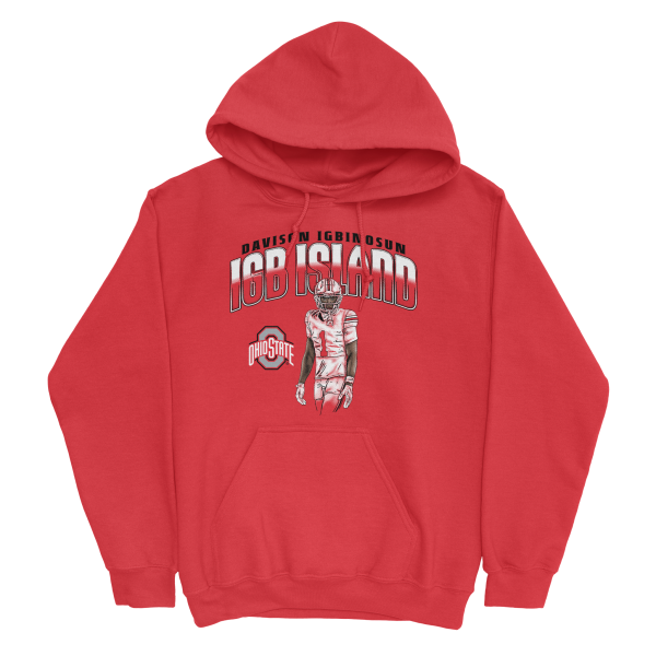 EXCLUSIVE RELEASE: Davison Igbinosun IGB Island Red Hoodie Sale