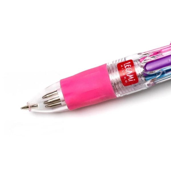 Mini penna a sfera 4 colori - Unicorno Hot on Sale