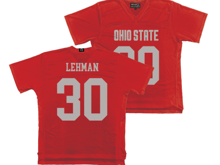 Ohio State Men s Lacrosse Red Jersey  - Jack Lehman For Discount