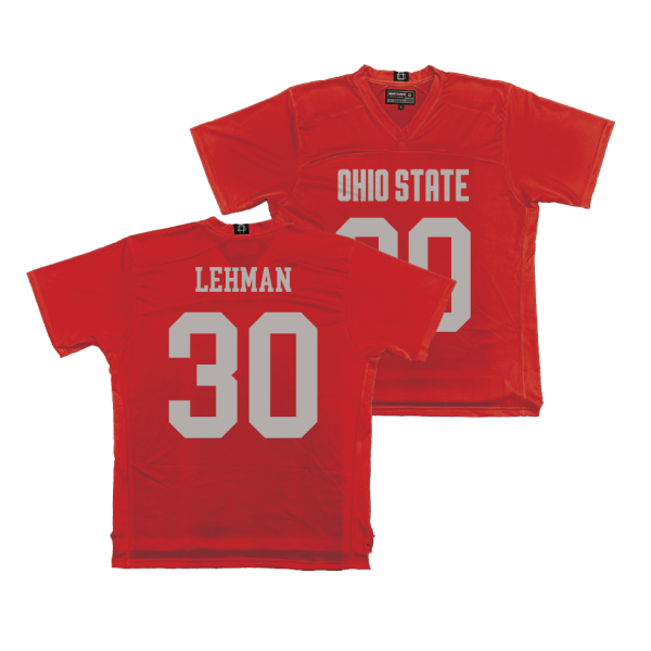 Ohio State Men s Lacrosse Red Jersey  - Jack Lehman For Discount