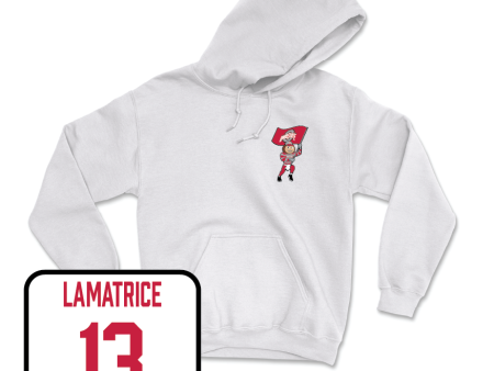 Men s Lacrosse White Brutus Hoodie  - Angelo Lamatrice For Sale