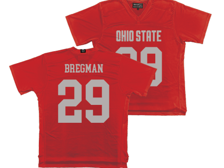 Ohio State Men s Lacrosse Red Jersey  - Mason Bregman Supply