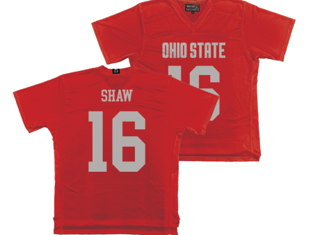 Ohio State Men s Lacrosse Red Jersey  - Dominic Shaw Cheap