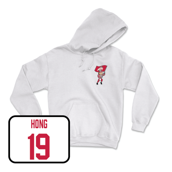 Men s Ice Hockey White Brutus Hoodie  - James Hong Supply