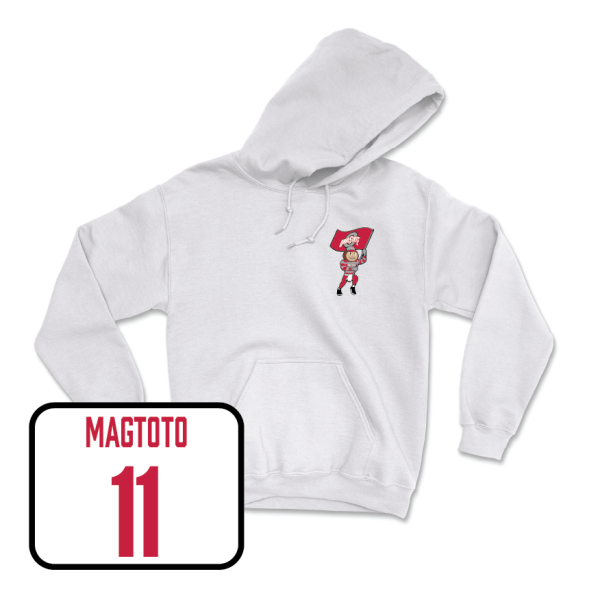 Men s Lacrosse White Brutus Hoodie  - Sean Magtoto Hot on Sale