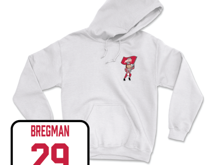 Men s Lacrosse White Brutus Hoodie  - Mason Bregman Online Sale