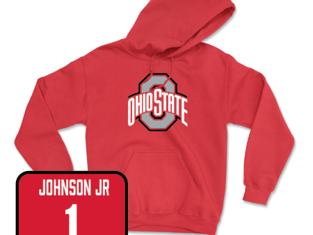 Red Men s Basketball Team Hoodie  - Meechie Johnson Jr Fashion