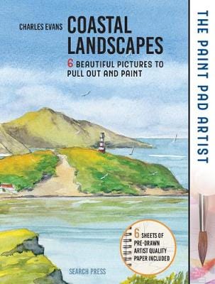 Charles Evans: The Paint Pad Artist: Coastal Landscapes [2019] hardback Cheap